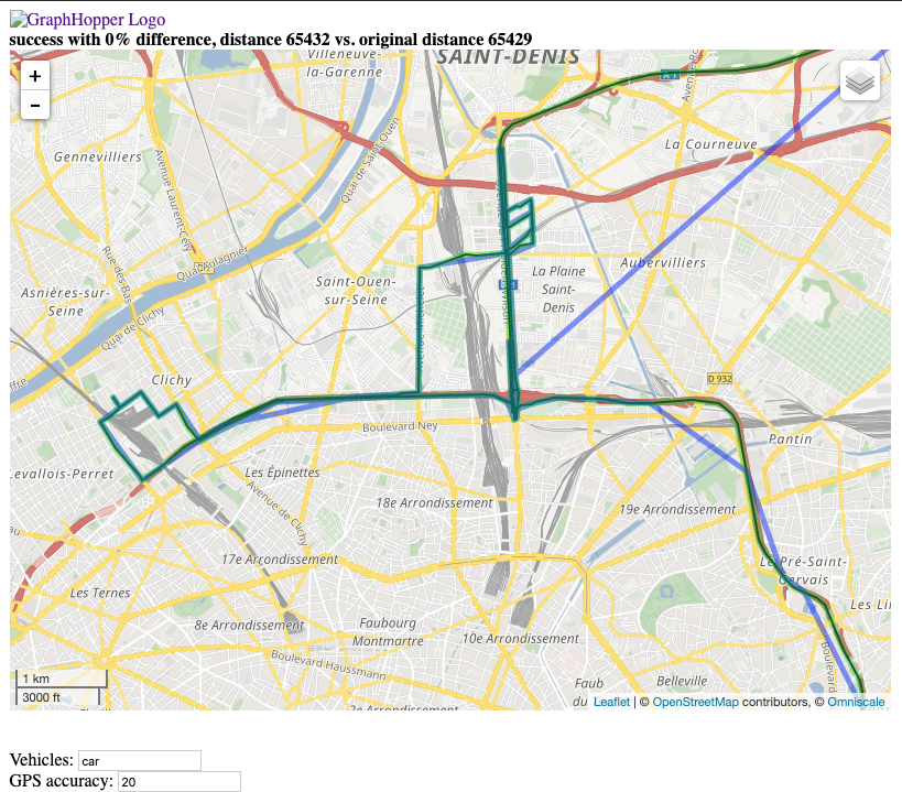 Handling of outliers in the map matching process - Map Matching ...